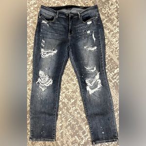 Judy Blue size 16 distressed Jeans
